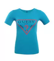 tee shirt mujer guess short sleeve genereux cotton 2013 france sm usa blue red